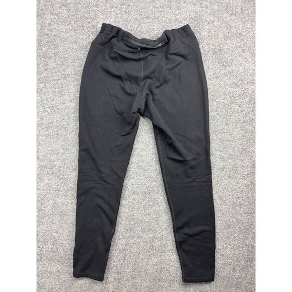 Athleta Pants Women's L Black Pull On Drawstring Tapered Fleece Sweatpant - Picture 8 of 11